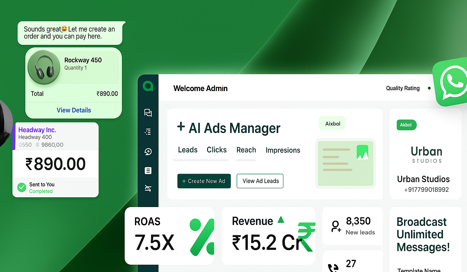 aixbot whatapp api